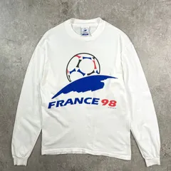 新品未使用タグ付◎1998 FIFA フランスW杯 サイン入り記念Tシャツ 希少