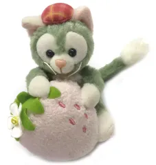 【中古】キーホルダー ジェラトーニ ぬいぐるみチャーム 「ダッフィー＆フレンズのハートフェルト・ストロベリーギフト」 東京ディズニーシー限定