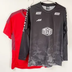 [2点セット] アンブロ MOSH ドライシャツ プラシャツ 長袖 半袖 M メンズ サッカー フットサル