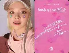 【中古】コレクションカード(女性) TWICE/ジョンヨン/裏面印刷サイン入り/CD「The 3rd Full ALBUM Formula of Love：O+T=＜3」封入特典フォトカード