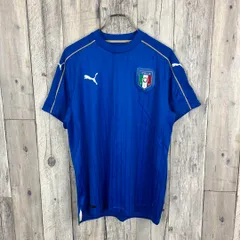 PUMA プーマ イタリア代表 ユニフォーム ゲームシャツ 半袖 Tシャツ L