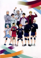 【中古】クリアファイル 集合(10周年記念展描き下ろし) A4クリアファイル 「ハイキュー!!アニメ10周年記念展 全感覚EXHIBITION」