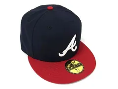 ■新品■未使用■ NEWERA ニューエラ 59FIFTY MLB Post Season 2024 アトランタ ブレーブス ポリエステル 帽子 ネイビー系 FR1709