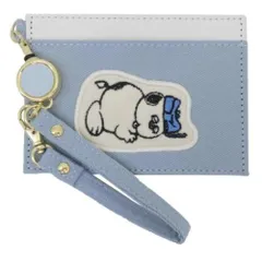 【メール便】スヌーピー 定期入れ リール付きシングルパスケース BL ピーナッツ マリモクラフト ICカードケース キャラクター グッズ 