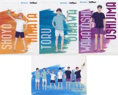 【中古】クリアファイル 全4種セット オリジナルA4クリアファイル 「ハイキュー!!×ファミリーマート」 対象商品購入特典 第1弾