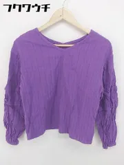 ◇ N. Natural Beauty Basic ナチュラルビューティーベーシック 長袖 ブラウス カットソー サイズM パープル系 レディース 【中古】 【1102120005121】