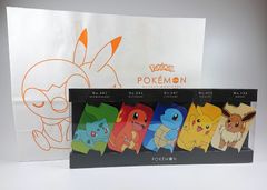 Pokémon　チョコ入りスライドケース５缶セット　専用袋付き　バレンタイン