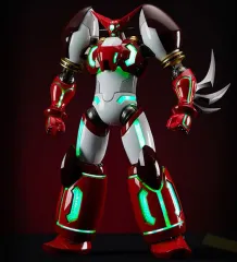 ブリッツウェイ X モショトイズ 水田 スケール ジン ゲッタ 1 アクション フィギュア カーボティクス シリーズのサムネイル