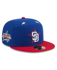 【送料無料】 ニューエラ メンズ 帽子 アクセサリー Men's Blue/Red San Diego Padres 2025 MLB All-Star Game Workout Side Patch 59FIFTY Fitted Hat Blue Red