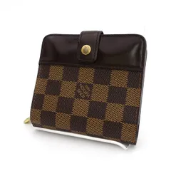 LOUIS VUITTON / ルイヴィトン ◆コンパクトジップ 二つ折り財布 ダミエ コンパクト N61668 【財布/サイフ/ウォレット/wallet/コイン】 ブランド【中古】 