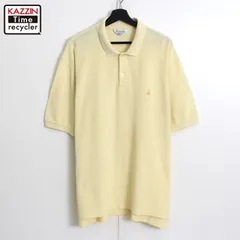 90s USA製 vintage Brooks Brothers 鹿の子 半袖ポロシャツ メンズ 表記XLサイズ