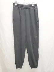 ◇ ⊇ adidas アディダス スウェット　裏起毛 ジョガー　パンツ サイズL ブラック メンズ P  【1409250027871】