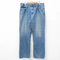 W36/古着 ギャップ GAP ジーンズ メンズ ヒゲ コットン 紺 ネイビー デニム 25jul02 中古 ボトムス ジーパン Gパン ロング パンツ