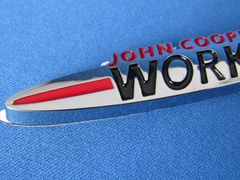 ● BMW MINI JOHN COOPER WORKS クロームメッキ仕様＆着色仕上げ メタル エンブレムS！