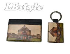 ポールスミス　カードケース＆キーホルダー　ギフトセット　paulsmith　プリント牛革　カードケース　キーホルダー