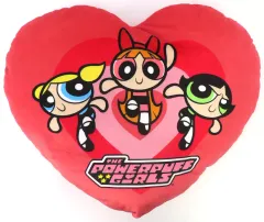 【中古】クッション・本体 パワーパフガールズ ビッグハートクッション 「一番くじ パワーパフ ガールズ」 ラストワン賞