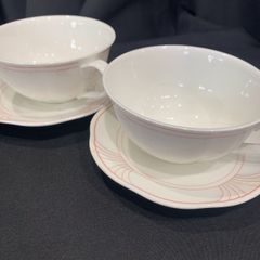 ビレロイ&ボッホ スープカップ & ソーサー 2客セット ブランド食器 おしゃれ ビレロイ アンド ボッホ  villeroy & boch