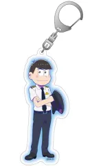 【中古】キーホルダー・マスコット(キャラクター) カラ松(空港柄) アクリルキーホルダー 「おそ松さん」