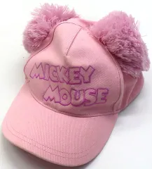 【中古】衣類 ミッキーマウス ポンポン付きキャップ ライトピンク 「ディズニー」 東京ディズニーリゾート限定