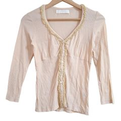 Theory - theory(セオリー) 長袖セーター サイズS レディース - 01-2401707 ライトグリーン 2022AW/ケーブルニット Theory - theory(セオリー) 長袖セーター サイズS レディース