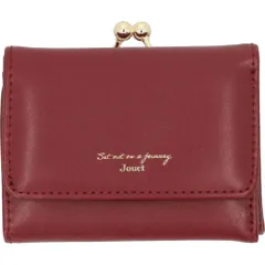 ☆ グロッシーワイン ☆ がま口財布 がま口財布 JOUET ジョエット ミニ財布 財布 さいふ 合成皮革 コンパクト 小銭入れ カード入れ 女性 レディース 小さい財布 ミニウォレット お札入れ おしゃれ かわいい シンプル 折りたたみ財布 ギフト 贈り物
