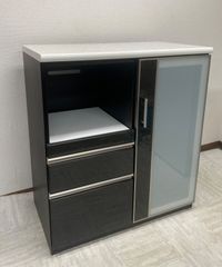 【のらぽん様専用】ニトリ キッチンカウンター ポスティア 90 食器棚 キッチン収納 (担当　水谷)