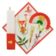 お食い初め 鯛飾り 7点セット  鯛 祝い鯛 100日祝い 百日 お祝い 敷き紙 祝い箸 ひれ飾り 尾飾り インスタ映え 豪華