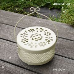 【蚊取り線香ホルダー】ドゥームー　蚊遣り　フラワー　レギュラー　アイボリー