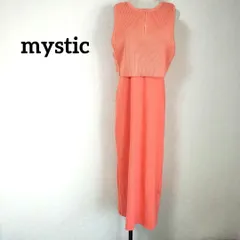 mystic ミスティック ベスト セット ノースリーブ ワンピース ロング マキシ丈 オレンジ