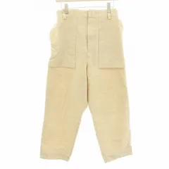 アーツ&サイエンス ARTS & SCIENCE ARTS&SCIENCE コットン シルク ネップ イージー スラックス ベイカーパンツ ワイド ジップフライ ベージュ 083-U353-245 /KUのサムネイル