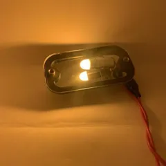 セール デコトラ屋 正規品 24V専用 角型マーカー サイドマーカー用 BA9S LED バルブ 球 高輝度 隋円型 タイプB 70個SET