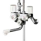 【新品・5営業日で発送】KVK ソーラー2ハンドルシャワー併用形ビス止KF51C3