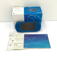 SONY PSP PSP-3000 ブルー 青 バッテリー無 動作未確認 汚れ有