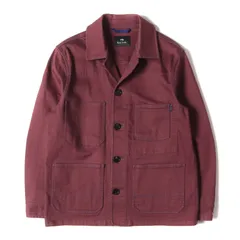 Paul Smith ポールスミス ジャケット サイズ:L ストレッチ コットン カバーオール ジャケット COVERALLS 212104 885U PS ボルドー アウター ブルゾン コート 上着【メンズ】のサムネイル