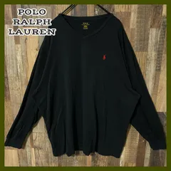 ロンT ワンポイント 長袖 ラルフローレン ブラック 2XL メンズ 古着