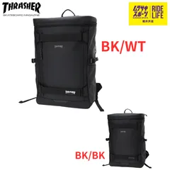 【ムラスポ公式】THRASHER スラッシャー  リュック 30L 大容量 ブラック バックパック THR-323 メンズ レディースのサムネイル