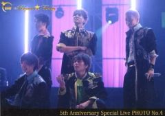 [중고] 원시 사진 (남성) No.4 : BOYS AND MEN / 집합 (5 명) / 수평형 라이브 포토 / [5th Anniversary Special Live] 보이멘 ☆ 패밀리 한정 랜덤 생 사진