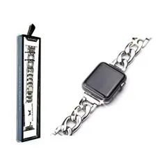 Royce&Roland Apple Watch チェーンベルト (シルバー/ステンレス) 38 / 40 (シルバー 38/40/41mm)