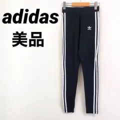 美品　adidas アディダス　レギンスパンツ　スパッツ　トレフォイルロゴ　M