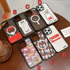 【ミラーケースMagSafe対応】HELLO KITTY×CASETIFY ケースティファイ ハローキティ ケース おしゃれスマホケース 人気 iphone16pro サンリオ iPhone12-iPhone 16Pro Max