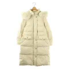 グレースコンチネンタル GRACE CONTINENTAL 24AW フードファーロングダウン アウター 36 オフホワイト /ES ■OSのサムネイル