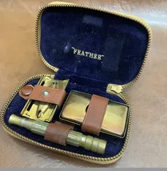Vintage絶版　FEATHER　髭剃り等5つと替刃3箱(⁠✿⁠^⁠‿⁠^⁠) Vintage絶版FEATHER髭剃り等5つと替刃3箱(⁠✿⁠^⁠‿⁠^⁠)