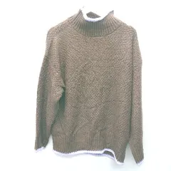 ◇ LOWRYS FARM ローリーズファーム 長袖 ニット セーター サイズF ブラウン レディース E  【1407180012066】