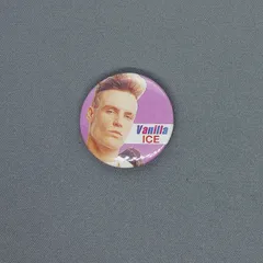 ミュージシャン Vanilla Ice ヴァニラ・アイス 缶バッジ ピンバッジ 缶バッチ レトロ ピンバッチ