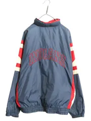 【お得なクーポン配布中!】 90s MLB オフィシャル スターター インディアンズ ナイロン ジャケット メンズ L 古着 オールド STARTER フルジップ スタジャン 大リーグのサムネイル