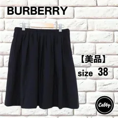 【美品】BURBERRY バーバリーロンドン　スカート　ブラック　サイズ38