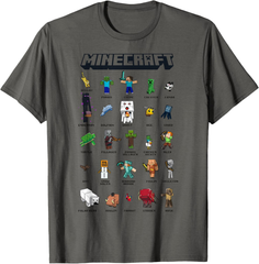 新生活応援SALE　Minecraft Group Shot Poster Collage Style Tシャツ　S～３XL