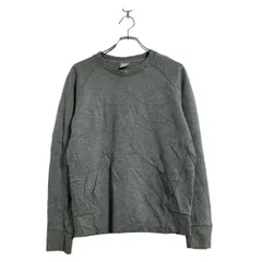 PUMA ロゴ スウェット トレーナー XS グレー プーマ ワンポイントロゴ ポケット シンプル 古着卸 アメリカ仕入 a604-6713