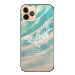 AQUOS sense7 plus A208SH ケース カバー アクオスセンス7 スマホケース ハードケース 海 鮫 サメ シャーク 水族館 ハワイ 沖縄 水 プール シルエット おしゃれ かっこいい カラー08