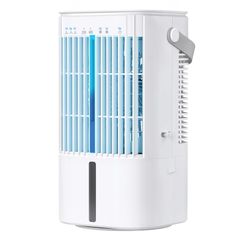 【夏】冷風機 冷風扇 USB給電式 900ML大容量 小型 10W省エネ 冷風扇風機 卓上クーラー 細かいミスト 氷入れ可 噴霧 扇風機 送風 加湿 冷却 3段階風量 2段階噴霧量 切タイマー LEDライト コンパクト 軽量 キャンプ用 熱中症と暑さ対策のサムネイル